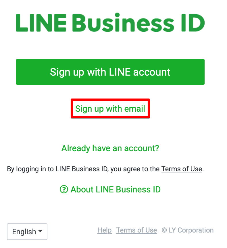 LINE Planet Console ID Activation Step 3